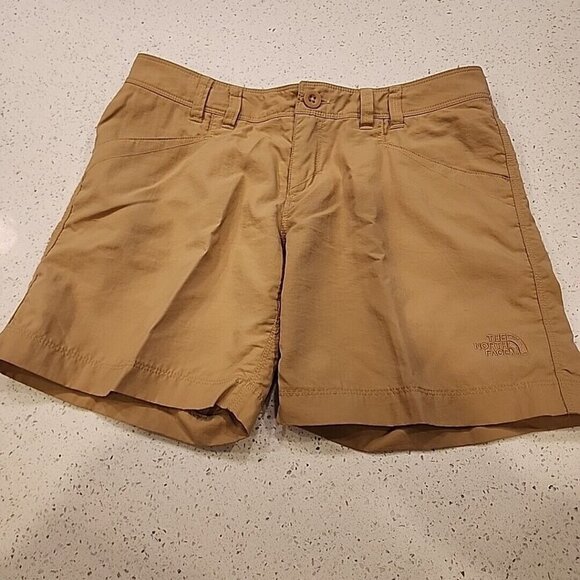 The North Face Women's Size 2 Shorts Khaki Tan - Picture 1 of 8